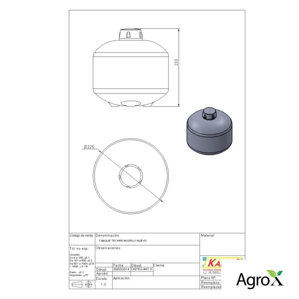 TANQUE TECHRE MOD. NUEVO - Image 2