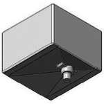 TANQUE DESAGOTE CON TAPA 730 X 700 X 500. 250 lts.