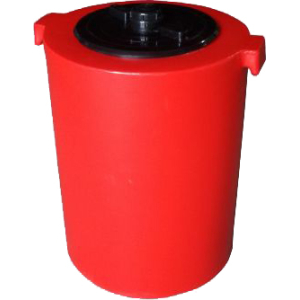 TANQUE 100 LTS.VERTICAL C/MANIJAS 480MM.DIAM.X 650MM.ALT.