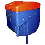 TOLVA INOCULADORA C/TAPA  C/CAIDA INCLINADA