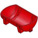 COMEDERO HACIENDA 500 LTS 1550 X 465 X 950 X 50