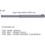 RUEDA NIVELADORA 4 1/2 X 15 ARMADA