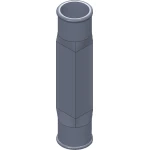 TUBO ADAPTADOR 210MM-Ø46MM.PTU BAS210*46S SIN AGUJERO