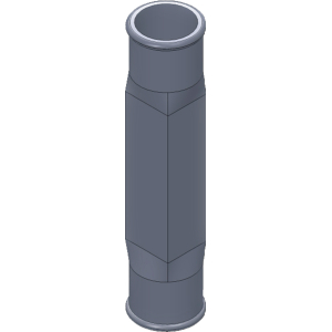 TUBO ADAPTADOR 210MM-Ø46MM.PTU BAS210*46S SIN AGUJERO