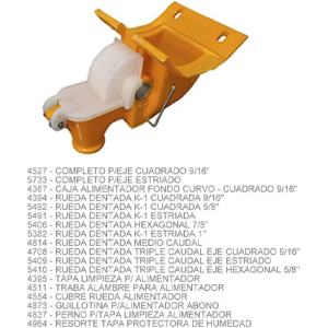 RUEDA DENTADA HEXAGONAL 7/8"  ( 4394 )