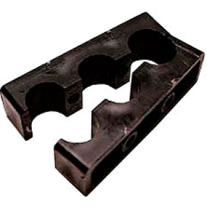 JUEGO PRENSA CAÑO PARA 3 MANGUERAS Ø 25 mm. ( P.P )