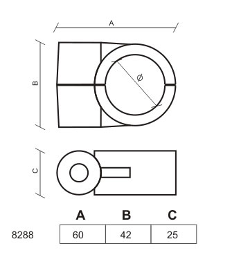 JUEGO PRENSA CAÑO SIMPLE Ø 26 MM. CURVO 2 JUEGO PRENSA CAÑO SIMPLE Ø 26 MM. CURVO - Image 2