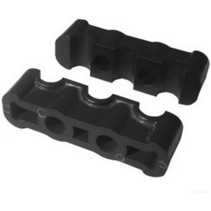 JUEGO PRENSA CAÑO TRIPLE Ø 3/8" RECTO C/2 PERFORACIONES