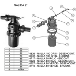 MALLA 80 VERDE DESENCONT.