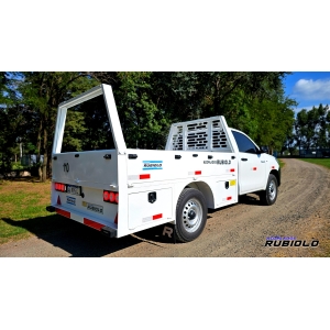 Carrocería Americana de trabajo para Camionetas SIMPLE CABINA. (CC1006)