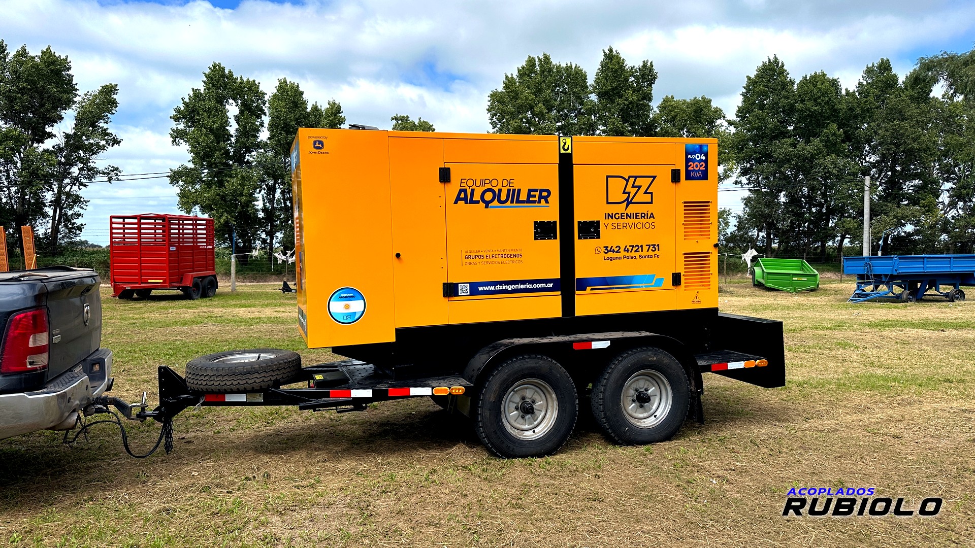 Trailer Homologado para Grupo Electrogeno o Generador para 4 Tn. (HO1021) 2 Trailer Homologado para Grupo Electrogeno o Generador para 4 Tn. (HO1021) - Image 2