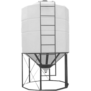 SILO C/BASE METALICA Y ESCALERA 10000 L. (reventa)