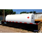 Tanque estacionario con Batea Antiderrame de para 8.000 Lts. (TB1008)