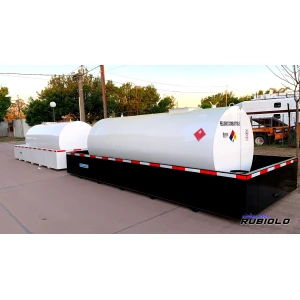 Tanque estacionario con Batea Antiderrame de para 10.000 Lts. (TB1009)